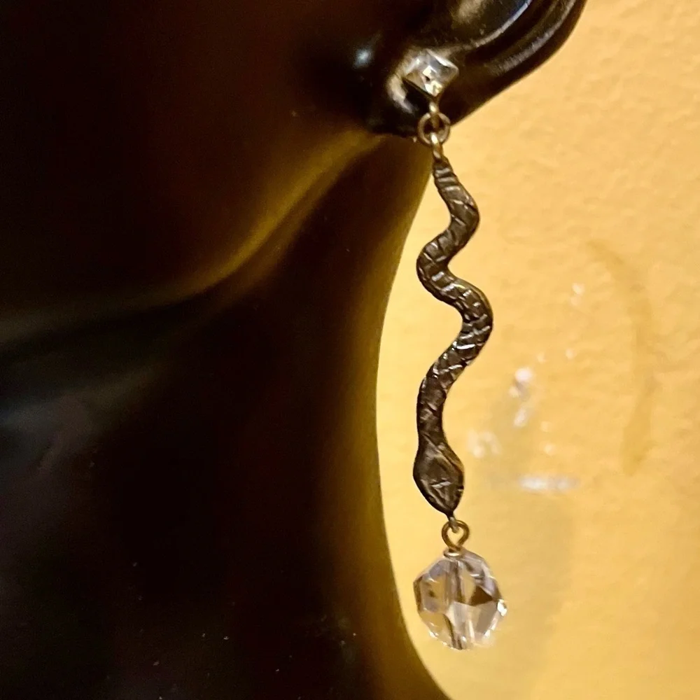 Vintage Gerard Yoska Serpent Earrings